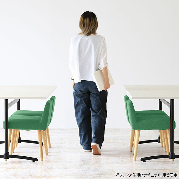 Styleチェア 1P/脚DBR イラスト生地 | 椅子