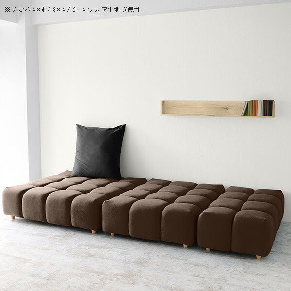 【新品】KOLN SOFA 2×3 オリーブグリーン　ベンチソファ　27日まで ローソファー ベンチ ソファ □｜Koln 2×3 モダン生地