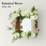 Botanical mirror4242 04 | ウォールミラー アートフラワー