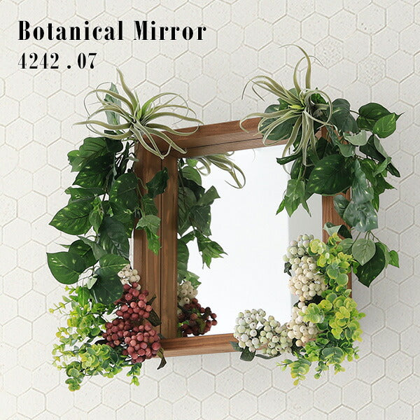 Botanical mirror4242 07 | 造花 壁面緑化