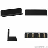 SKY WallRack-round 13015 black