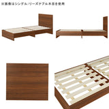 CD Bed square/D whitewood