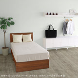 CD Bed square/D whitewood