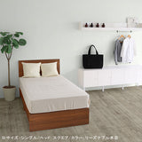 CD Bed square/S whitewood