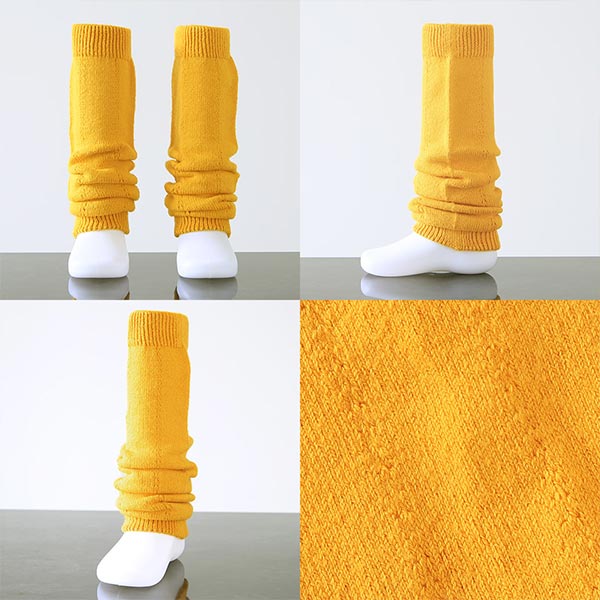 moc Knit leg warmers Gummy | 無地 moc モック