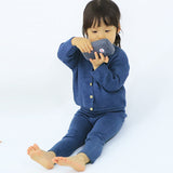 レギンス デニム風 おしゃれ | moc High waisted knit leggings Denim