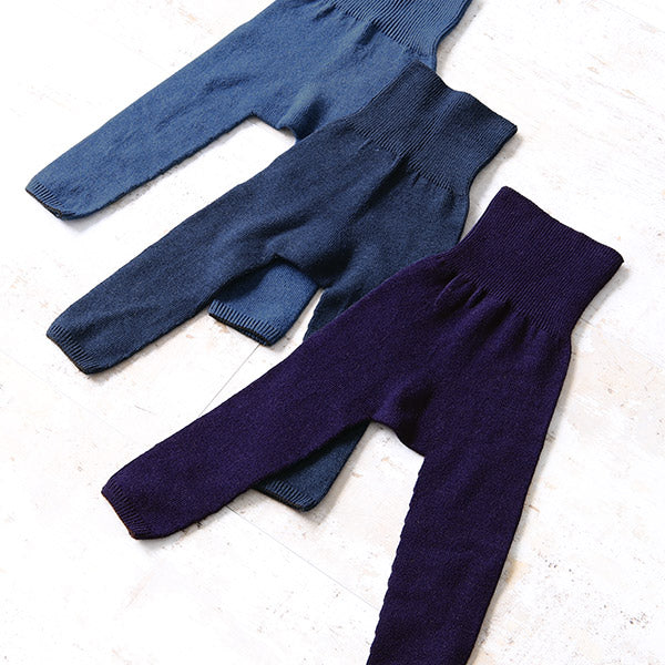 レギンス デニム風 おしゃれ | moc High waisted knit leggings Denim