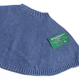 マント 子ども服 防寒着 | moc Kanoko Crewneck poncho 80 Denim