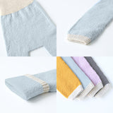 レギンス10分丈 子供服 綺麗目 | moc High waisted knit leggings Biscuit