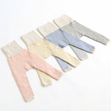 オーガニックコットン レギンス | moc High waisted knit leggings Cookie