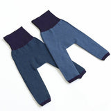 レギンス デニム風 おしゃれ | moc High waisted knit leggings Denim