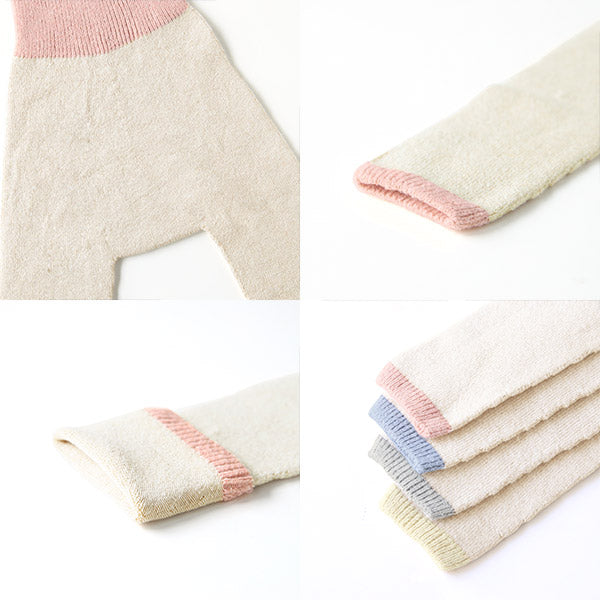 オーガニックコットン レギンス | moc High waisted knit leggings Cookie