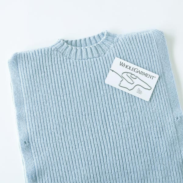 moc Reversible knit vest 70 Biscuit アイボリー | ニット ベビー