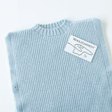 moc Reversible knit vest 90 Biscuit アイボリー | ニット ベビー