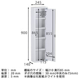 ミラーキャビネット 鏡扉 | WallBox7-DXﾐﾗｰ Hnine 薄型 nail