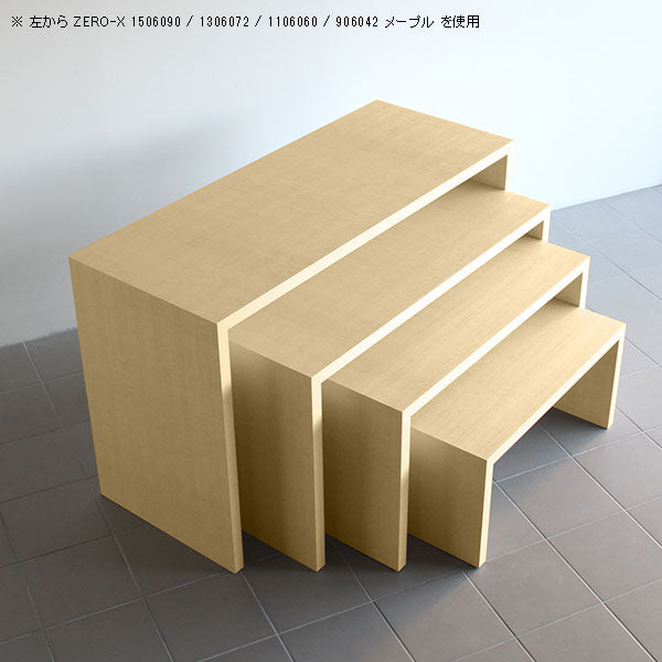 コの字型　ZERO-X ハイテーブル　ダークブラウン 楽天市場】カウンターテーブル コンパクト 高さ90cm 60 コの字