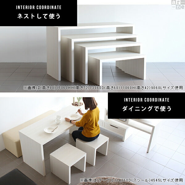 【アウトレット品】　新品未使用品　ウッドハイテーブル テーブル 折りたたみ レジャー ウッドテーブル 90cm 木製 ハイ